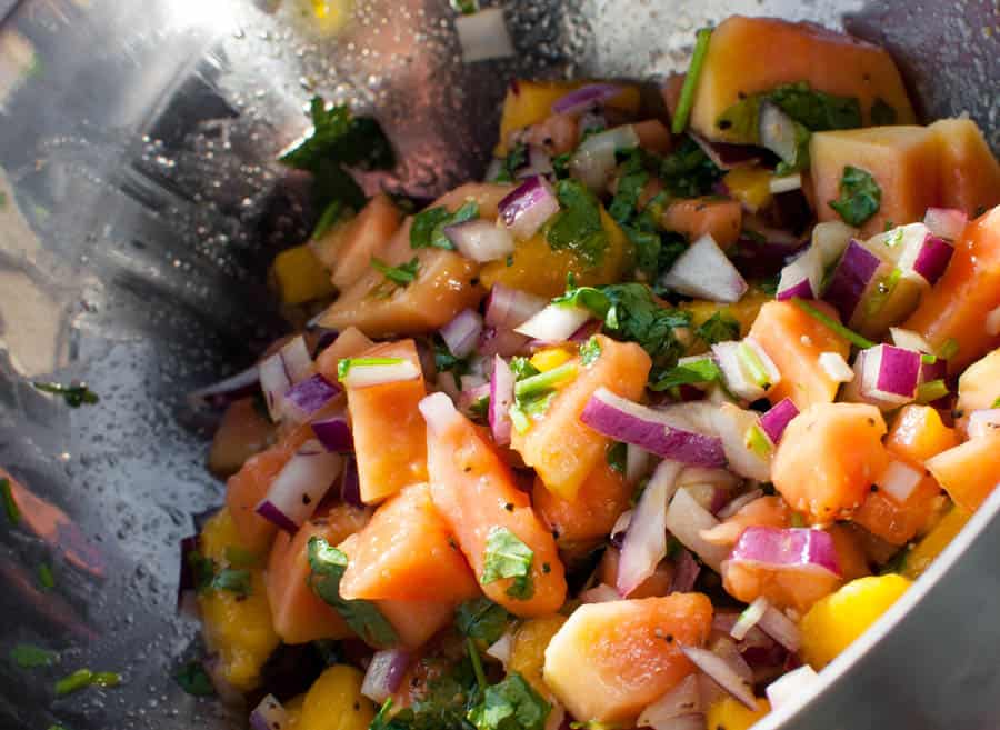 tropisk salat